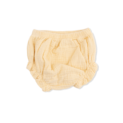 Smocked Top With Bloomer - Solid Muslin Italian Straw