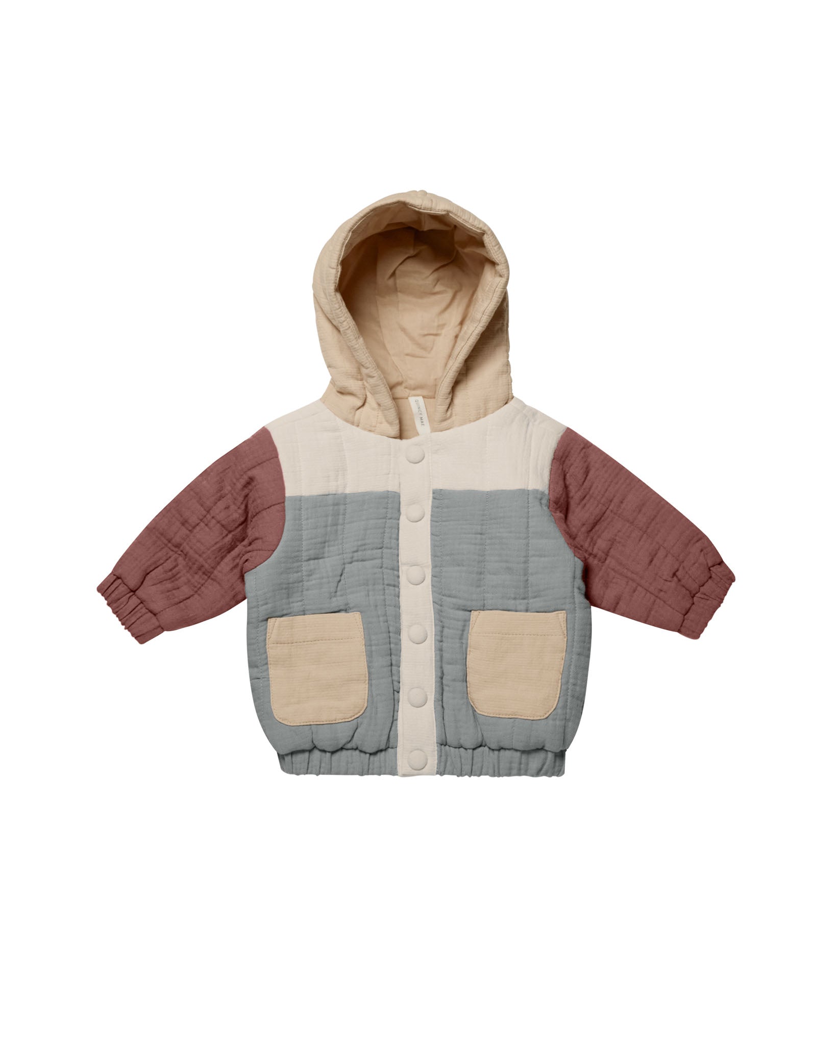 Color Block Hooded Woven Jacket - Twinkle Twinkle Little One