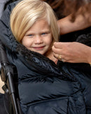 7 A.M. Enfant Blanket 212 Evolution - Black Plush - Twinkle Twinkle Little One