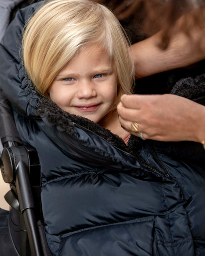 7 A.M. Enfant Blanket 212 Evolution - Black Plush - Twinkle Twinkle Little One