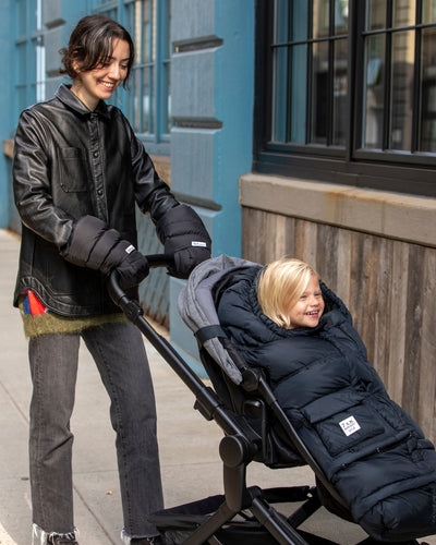 7 A.M. Enfant Blanket 212 Evolution - Black Plush - Twinkle Twinkle Little One