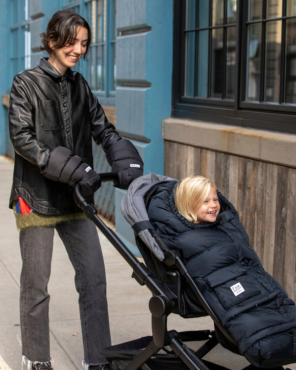 7 A.M. Enfant Blanket 212 Evolution - Black Plush - Twinkle Twinkle Little One