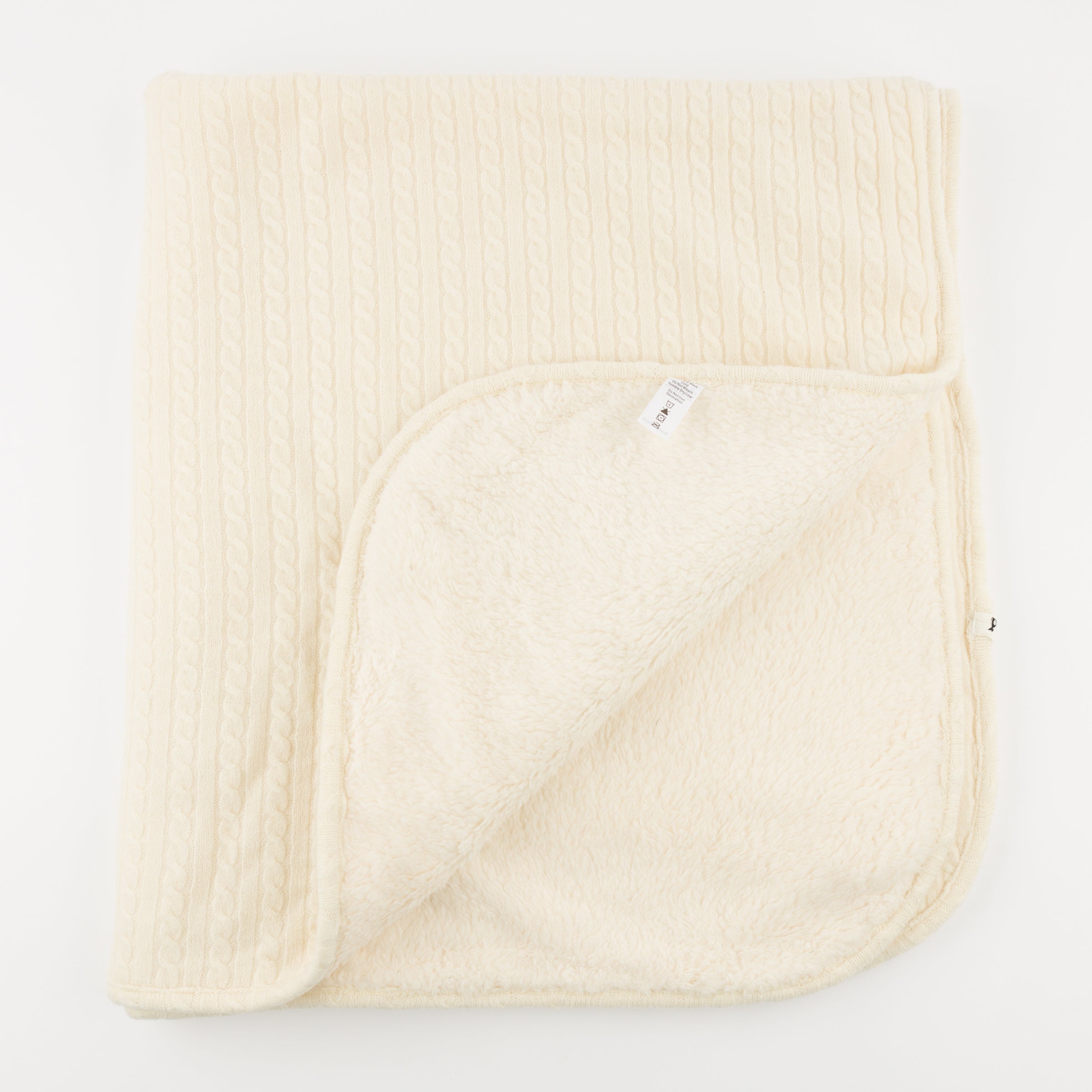 Cable Knit Snowdrift Blanket - Natural