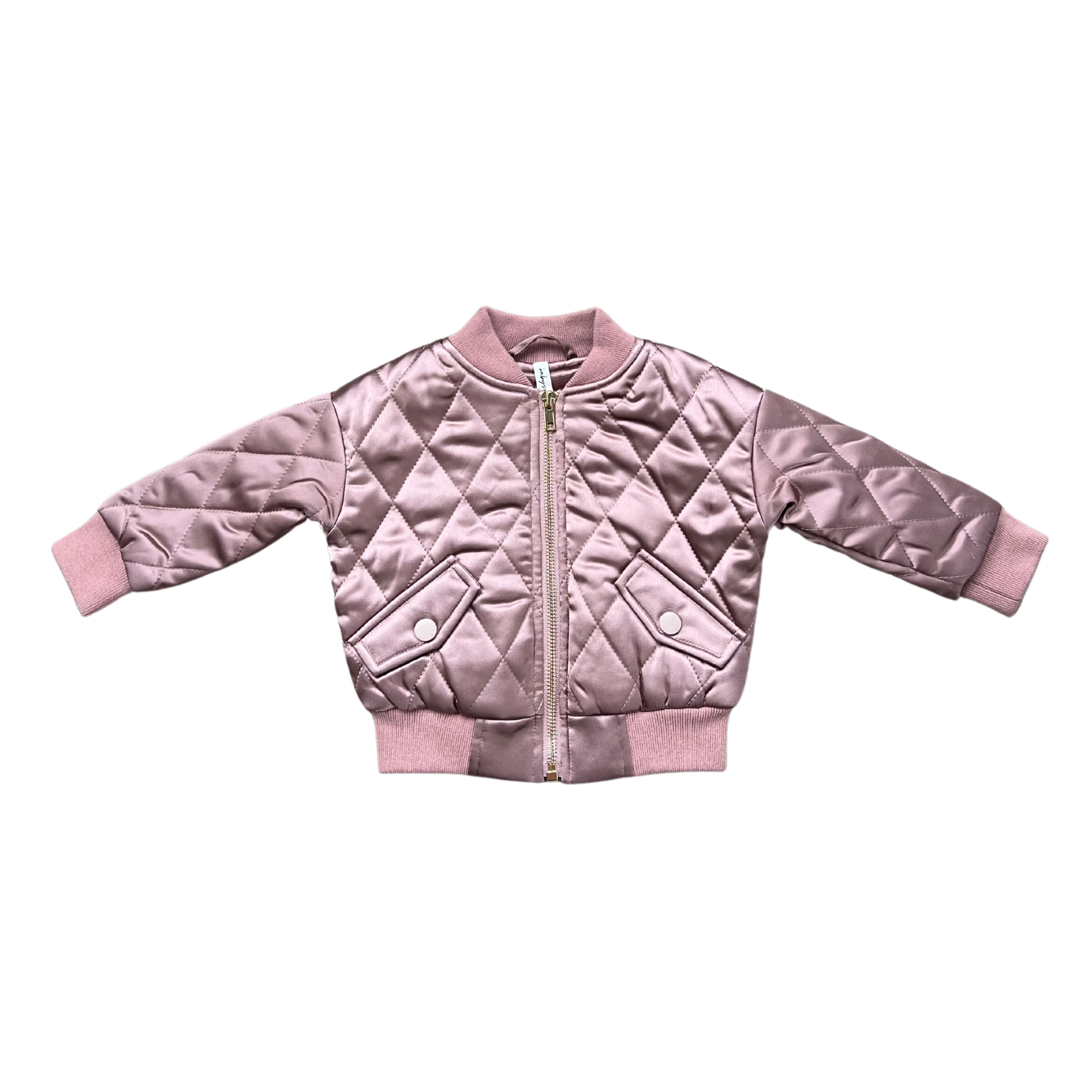 Winter Mauve Bomber Jacket