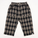 Mushroom Heather Sweater Knit Elbow Patch Henley & Pocket Trouser Coal Scottish Plaid Set - Twinkle Twinkle Little One