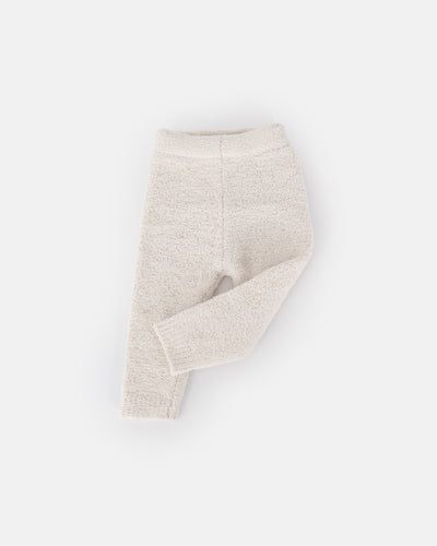 7 A.M. Enfant Fuzzy Leggings - Ecru - Twinkle Twinkle Little One