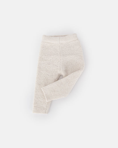 7 A.M. Enfant Fuzzy Leggings - Ecru - Twinkle Twinkle Little One