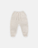 7 A.M. Enfant Fuzzy Joggers - Ecru - Twinkle Twinkle Little One
