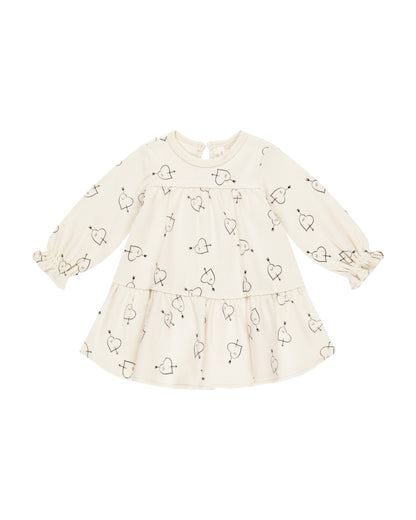 Tiered Jersey Dress - Cupid - Twinkle Twinkle Little One