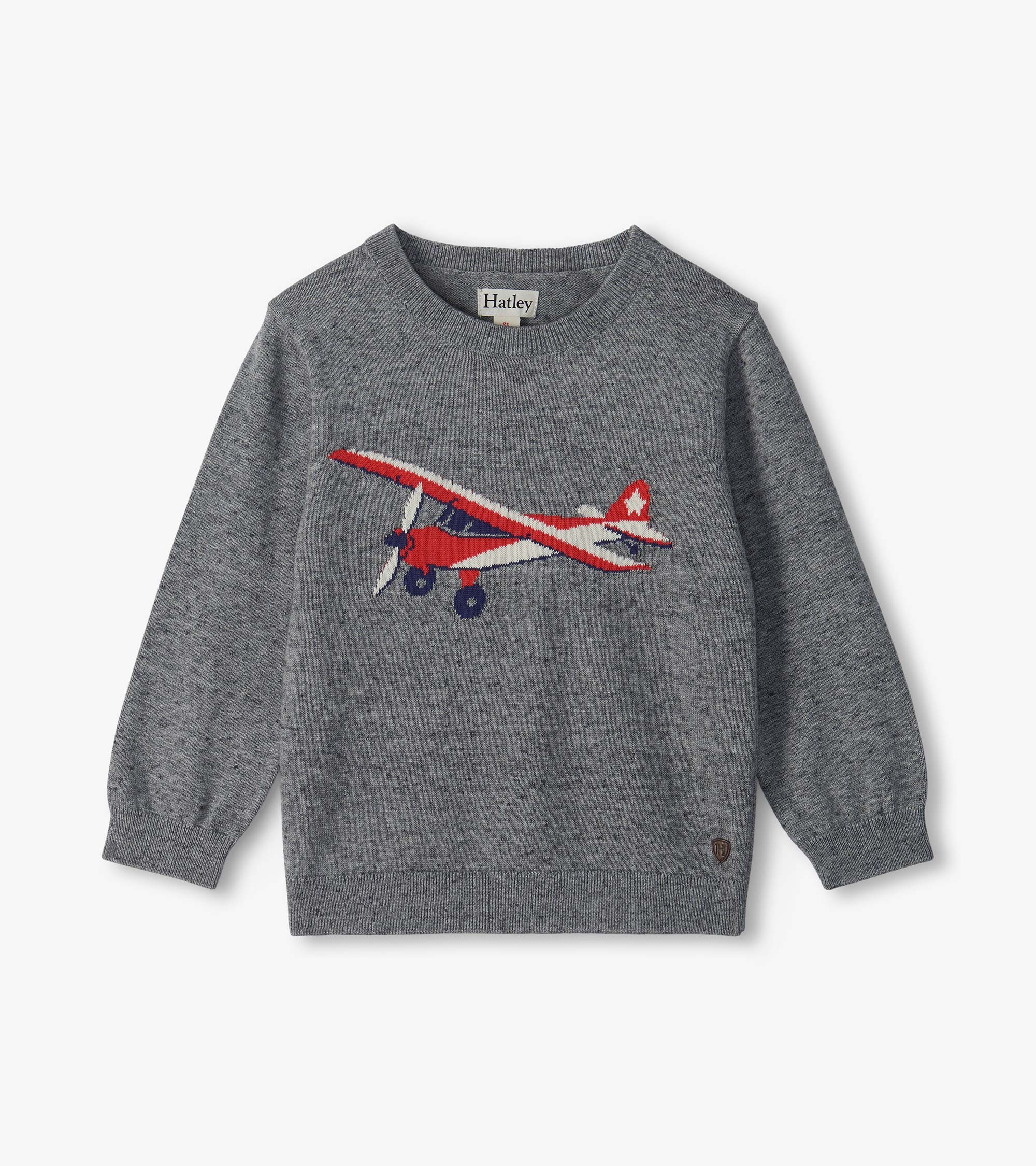 Vintage Plane Crew Neck Sweater