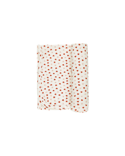 Bamboo Swaddle & Knotted Hat - Valentines - Twinkle Twinkle Little One