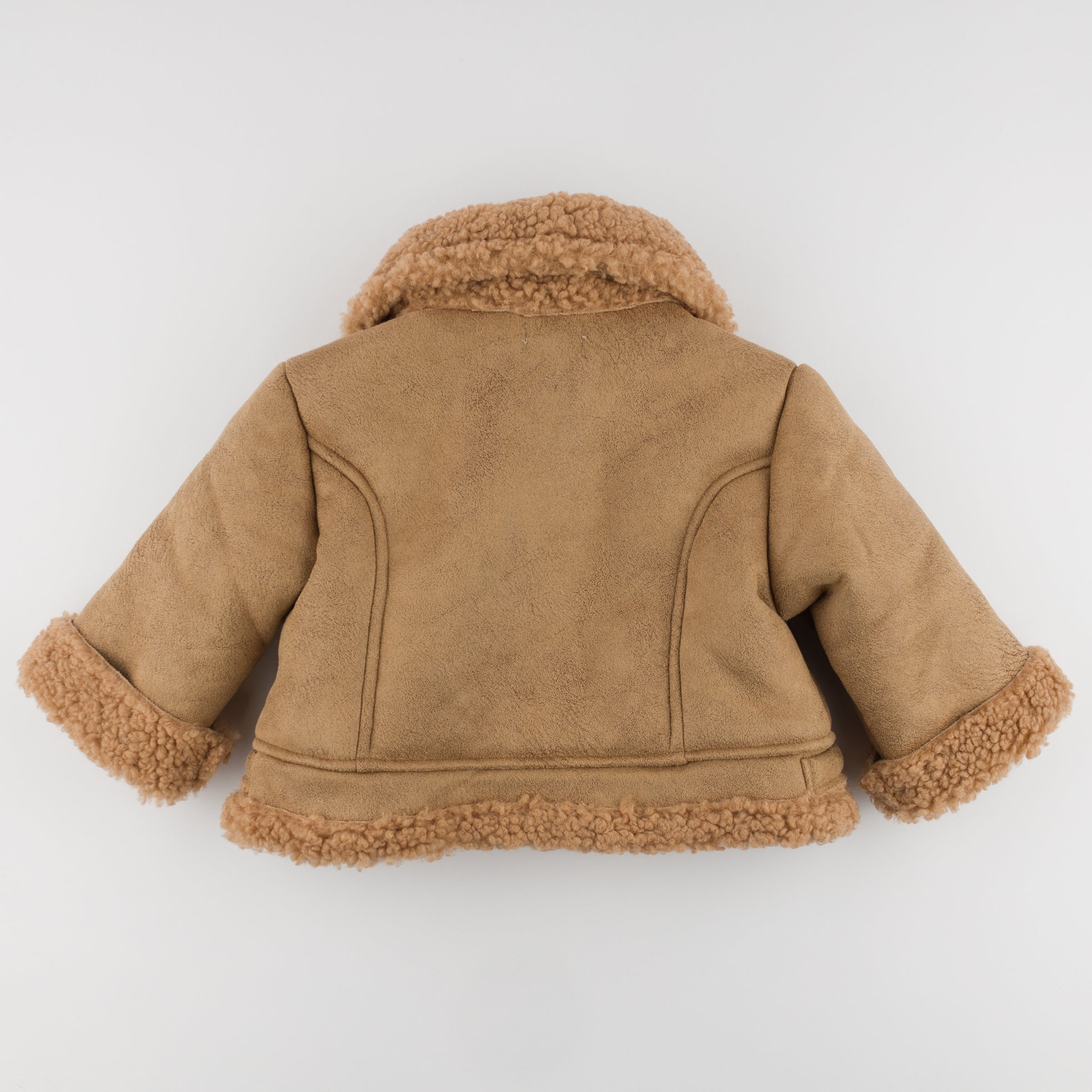 Sherpa Aviator Jacket - Camel - Twinkle Twinkle Little One