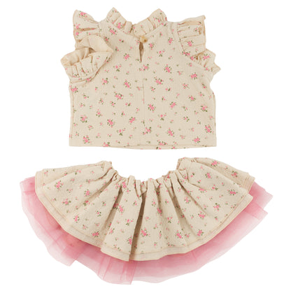 Lola Top & Tutu Skirt Set - Rose Bouquet - Rose - Twinkle Twinkle Little One