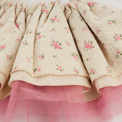 Lola Top & Tutu Skirt Set - Rose Bouquet - Rose - Twinkle Twinkle Little One