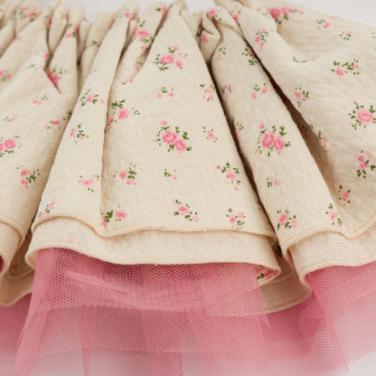 Lola Top & Tutu Skirt Set - Rose Bouquet - Rose - Twinkle Twinkle Little One