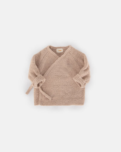 7 A.M. Enfant Fuzzy Wrap Top - Pecan - Twinkle Twinkle Little One