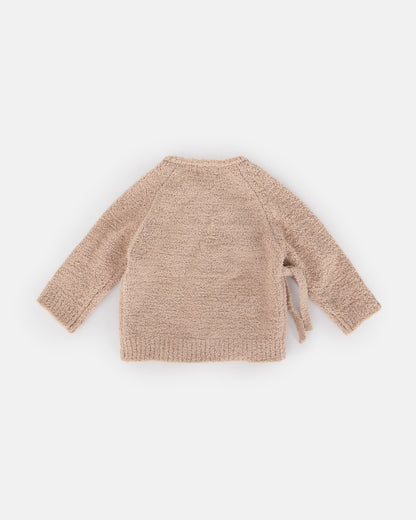 7 A.M. Enfant Fuzzy Wrap Top - Pecan - Twinkle Twinkle Little One