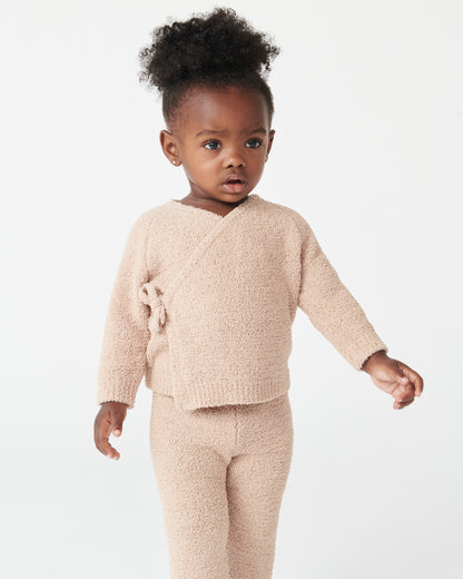 7 A.M. Enfant Fuzzy Wrap Top - Pecan - Twinkle Twinkle Little One