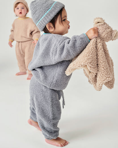 7 A.M. Enfant Fuzzy Lounge Pants - Gris - Twinkle Twinkle Little One