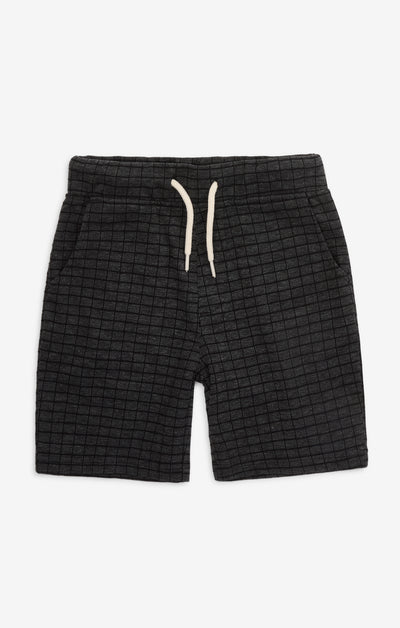 Preston Shorts - Black Squares - Twinkle Twinkle Little One
