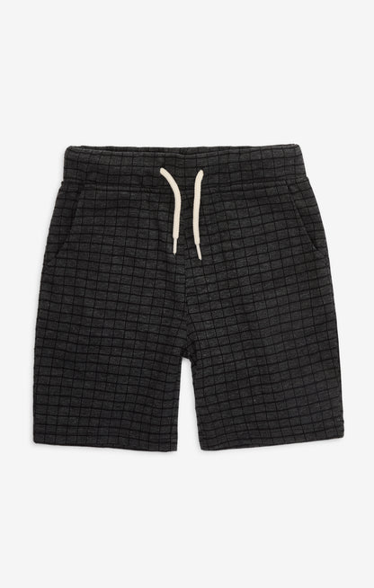Preston Shorts - Black Squares - Twinkle Twinkle Little One