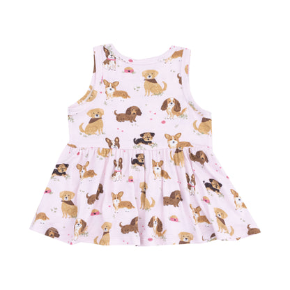 Best Friends Dog Pink Peplum Tank Top & Bike Short - Twinkle Twinkle Little One