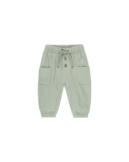 Short Sleeve Zion Shirt & Luca Pant - Sage - Twinkle Twinkle Little One