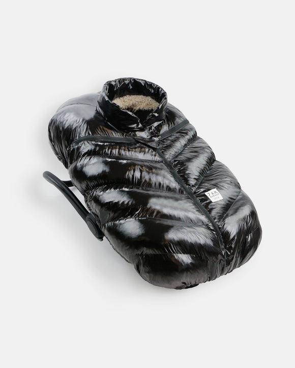 7 A.M. Enfant Car Seat Cocoon - Black Polar - Twinkle Twinkle Little One