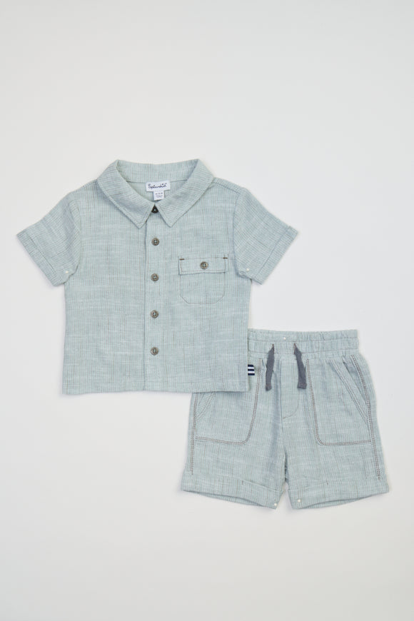 Boardwalk Button Down Set - Twinkle Twinkle Little One
