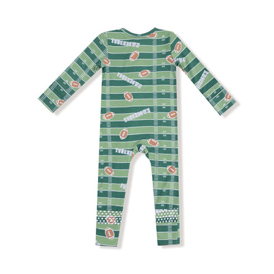 Football Field - Glow In The Dark 2 Way Zipper Romper - Twinkle Twinkle Little One