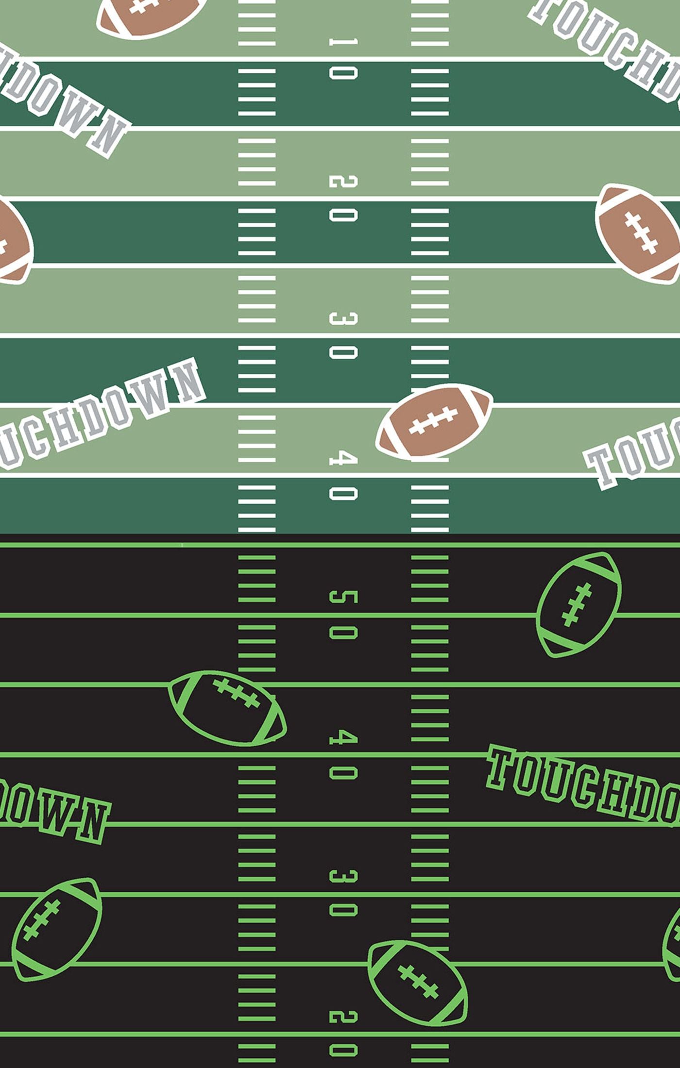 Football Field Glow In The Dark Swaddle Blanket - Twinkle Twinkle Little One