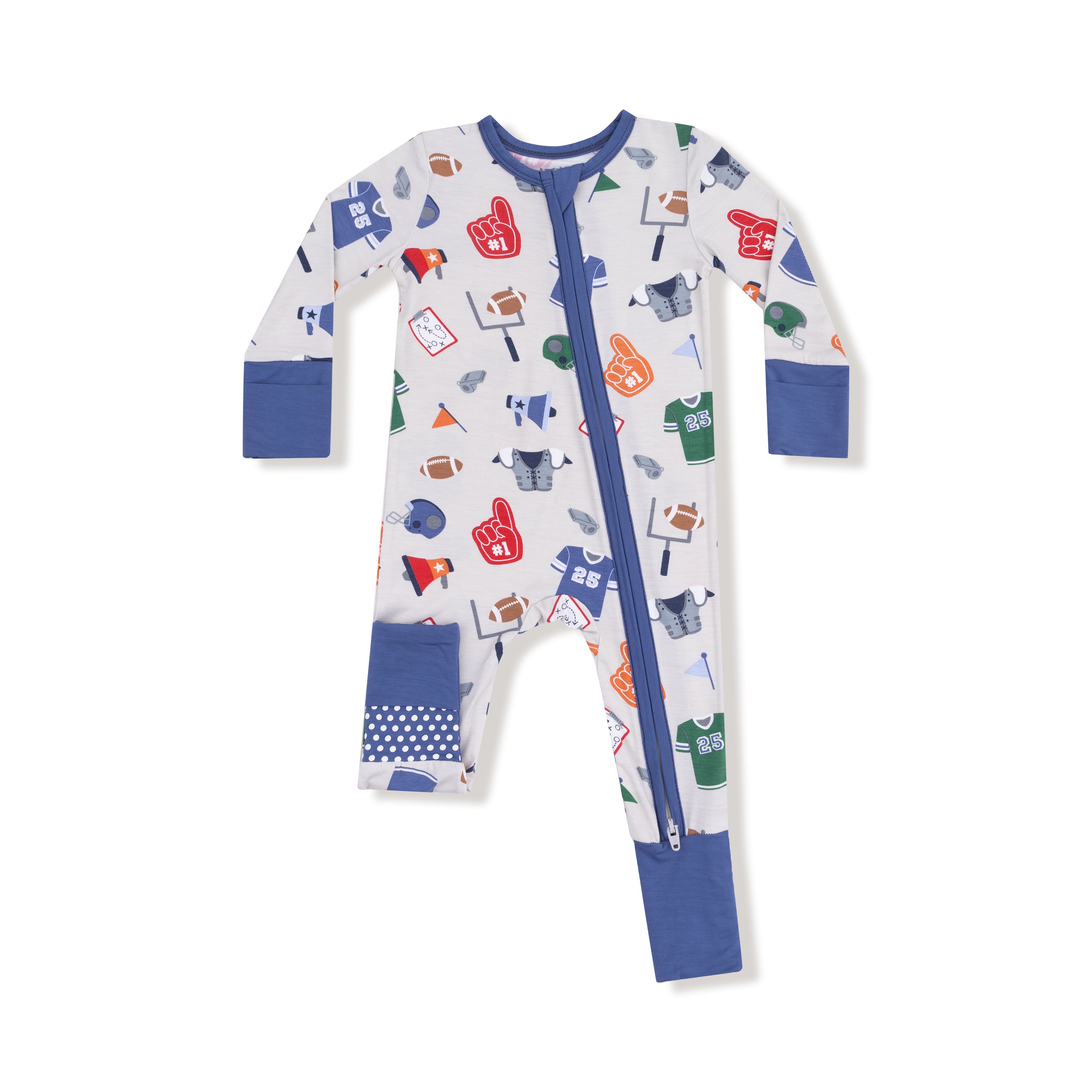 Game Day 2 Way Zipper Romper - Twinkle Twinkle Little One