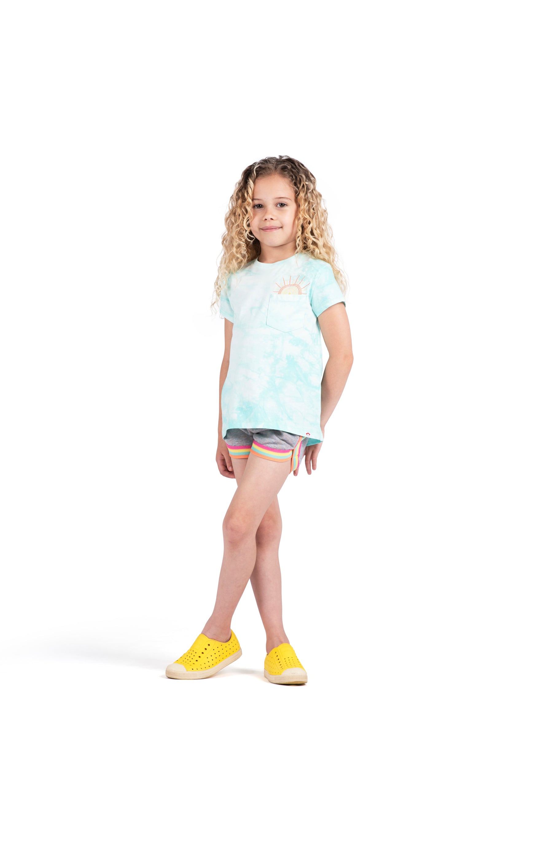 Lori Shorts - Heather Grey Sparkle - Twinkle Twinkle Little One