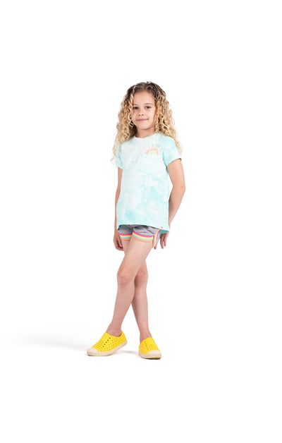 Lori Shorts - Heather Grey Sparkle - Twinkle Twinkle Little One
