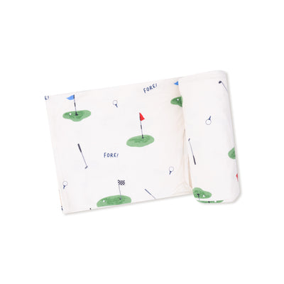 All Fore Golf Swaddle Blanket - Twinkle Twinkle Little One