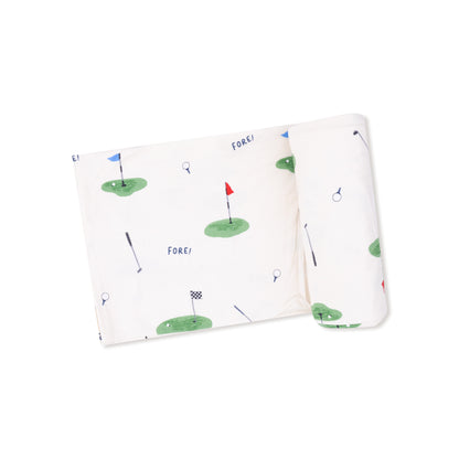All Fore Golf Swaddle Blanket - Twinkle Twinkle Little One