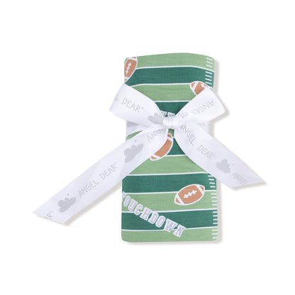 Football Field Glow In The Dark Swaddle Blanket - Twinkle Twinkle Little One