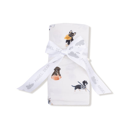 Sporty Puppies Swaddle Blanket - Twinkle Twinkle Little One