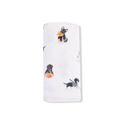Sporty Puppies Swaddle Blanket - Twinkle Twinkle Little One