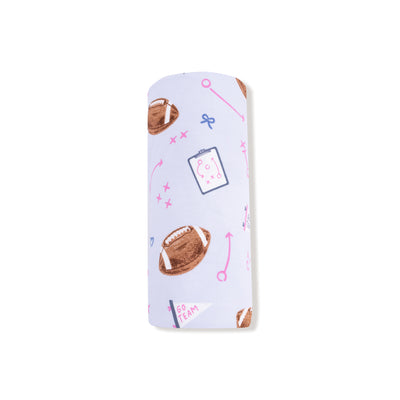 Touchdown Time Lavender Swaddle Blanket - Twinkle Twinkle Little One