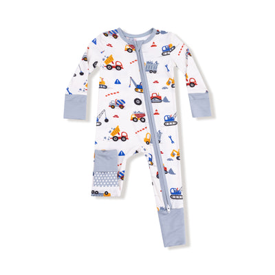 Crayon Construction 2 Way Zipper Romper - Twinkle Twinkle Little One