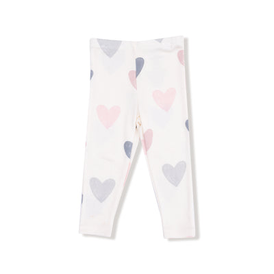 Hearts French Terry Puffy Long Sleeve Oversized Sweatshirt & Legging Set - Twinkle Twinkle Little One