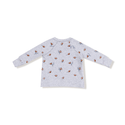 Football Field Goal Raglan Sweatshirt snd Jogger Set - Twinkle Twinkle Little One