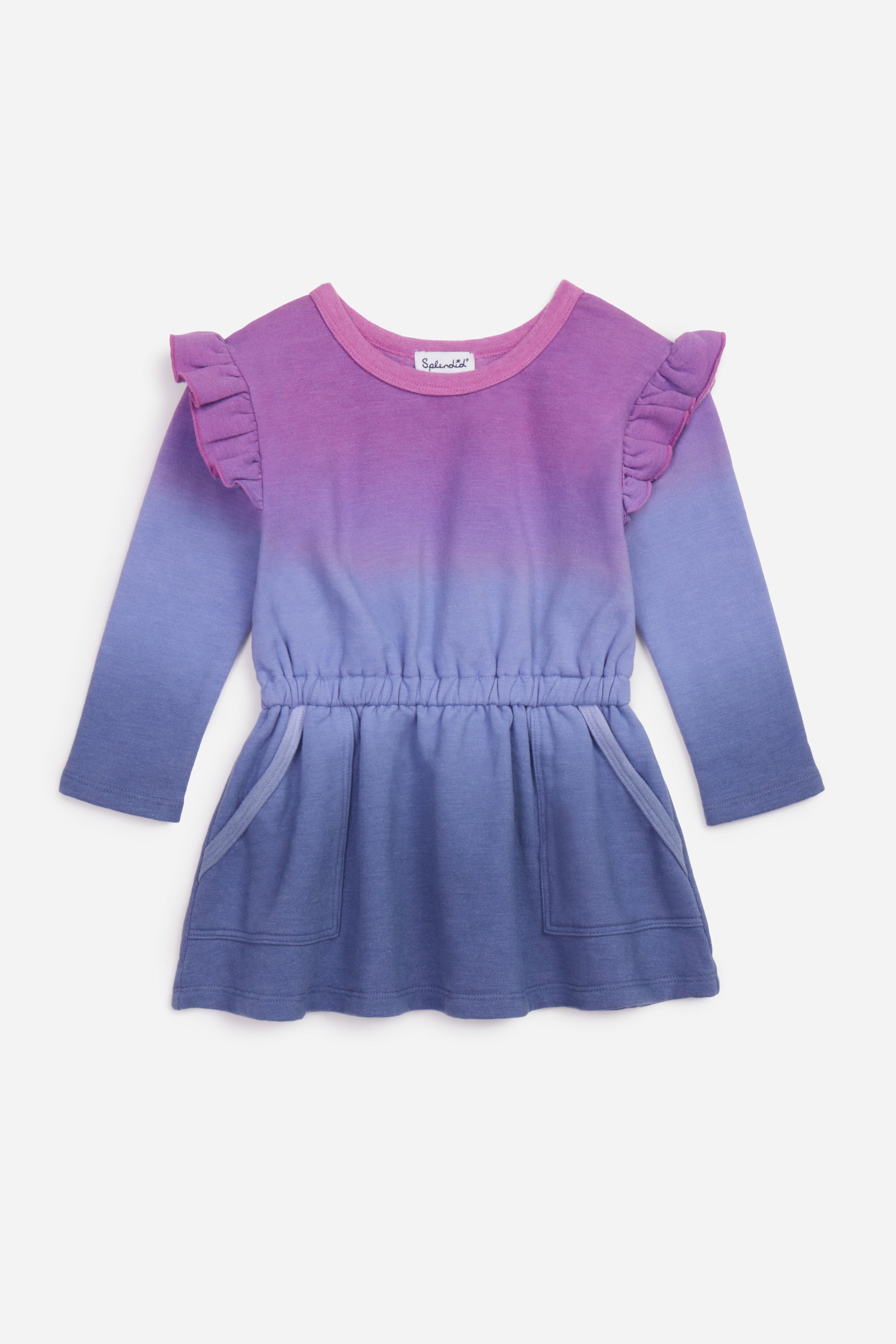 Toddler Girl Purple Ombre Dress - Twinkle Twinkle Little One