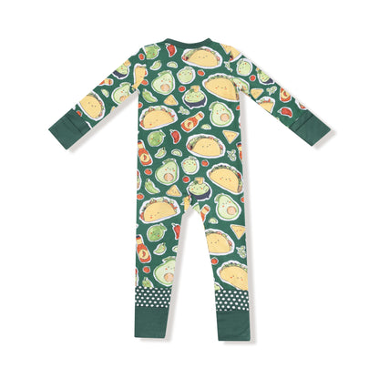 Happy Tacos 2 Way Zipper Romper - Twinkle Twinkle Little One