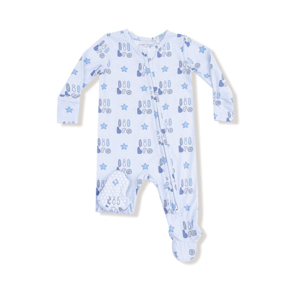 Lil Bro 2 Way Zipper Footie - Twinkle Twinkle Little One
