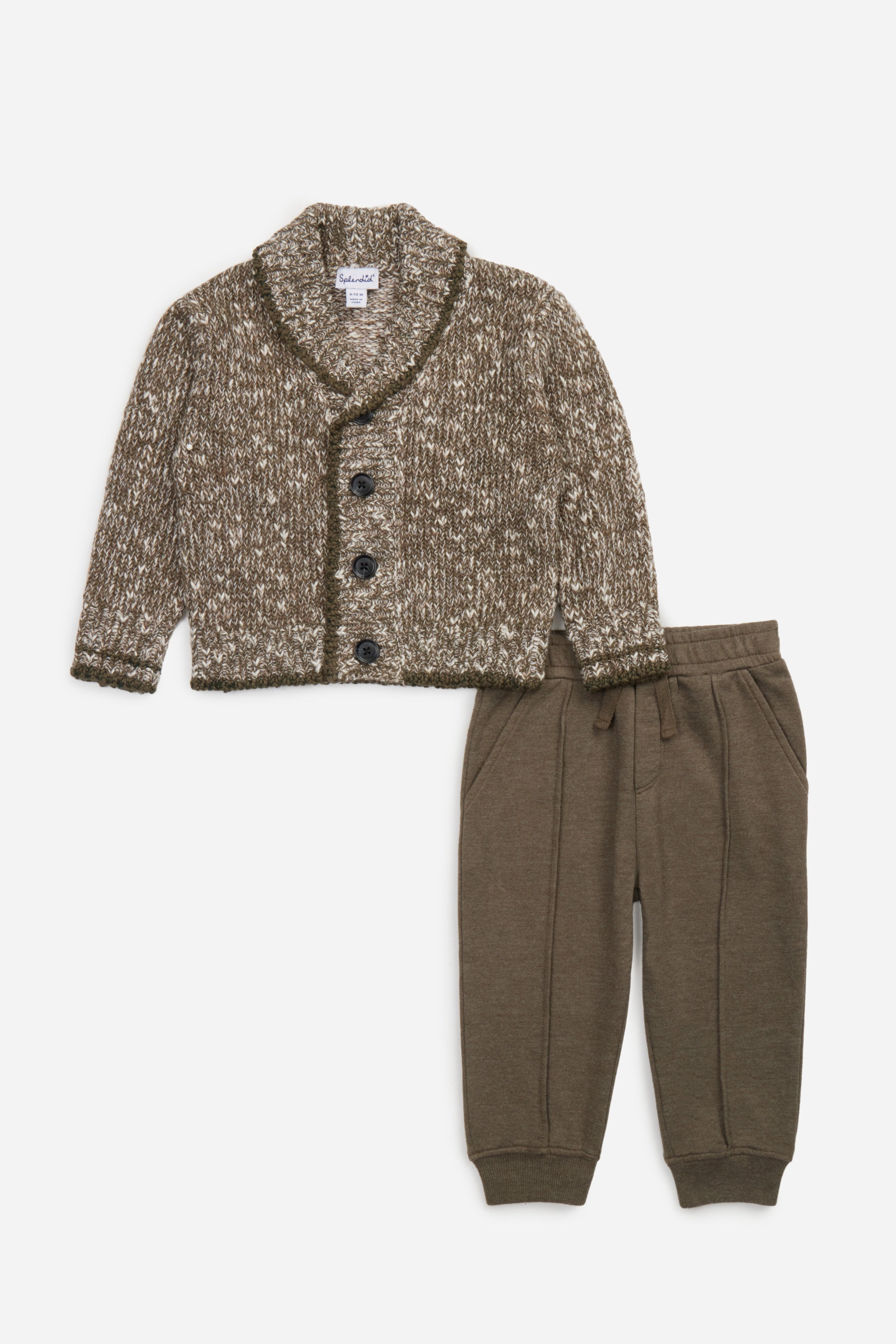 Infant Boys Cozy Camper Cardigan Set