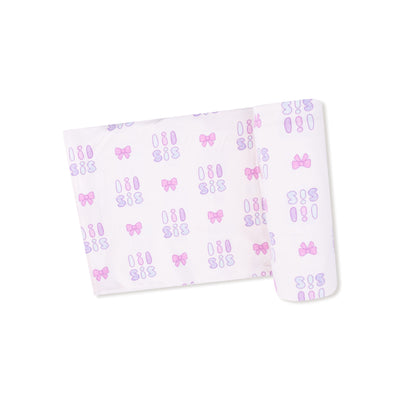 Lil Sis Swaddle Blanket - Twinkle Twinkle Little One