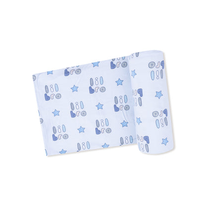 Lil Bro Swaddle Blanket - Twinkle Twinkle Little One