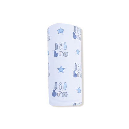 Lil Bro Swaddle Blanket - Twinkle Twinkle Little One